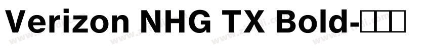 Verizon NHG TX Bold字体转换